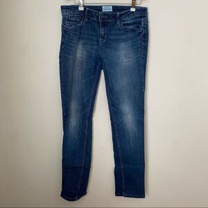Aeropostale Jeans Skinny Bayla Classic Casual Neutral Trendy Denim Blue Pockets